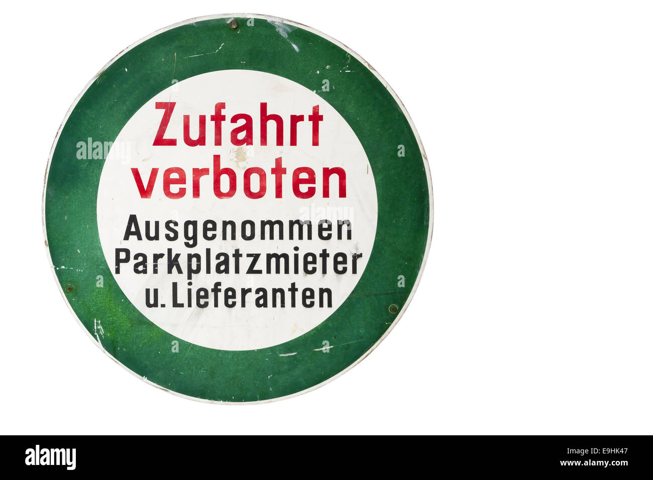 Autorizzazione eccezionale Foto Stock