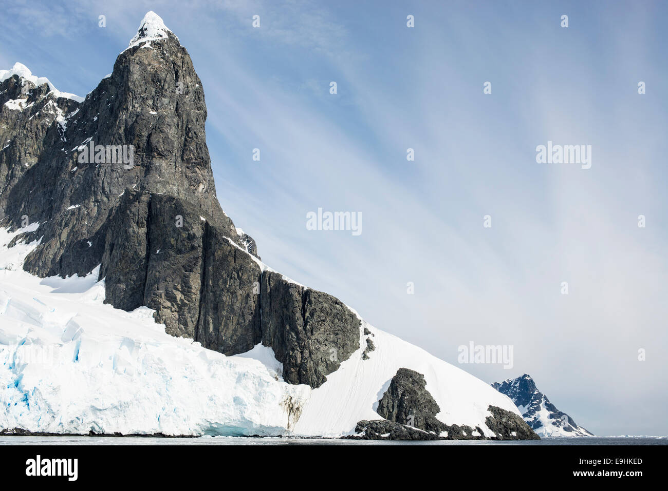 Nunatak, Antartide Foto Stock