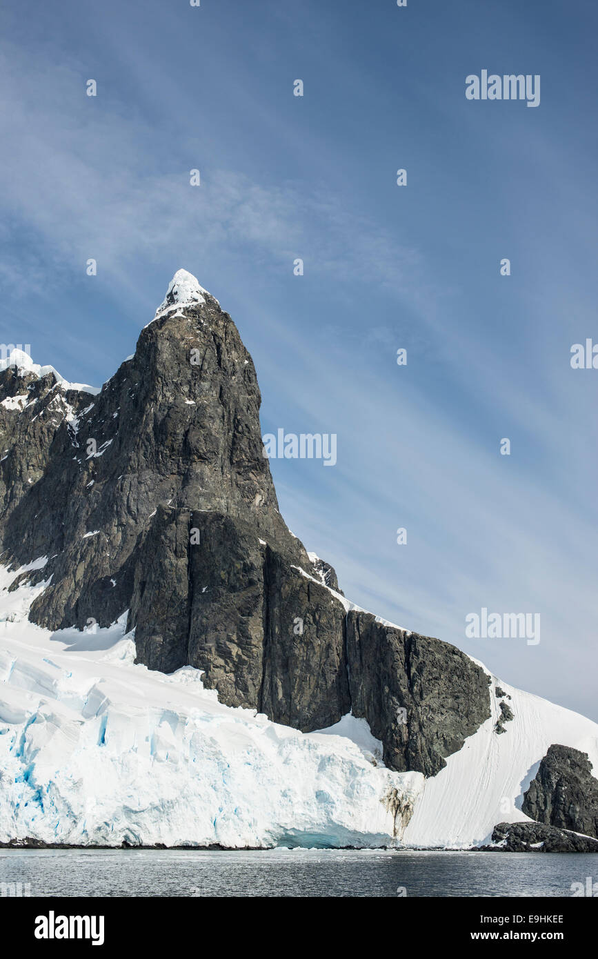 Nunatak, Antartide Foto Stock