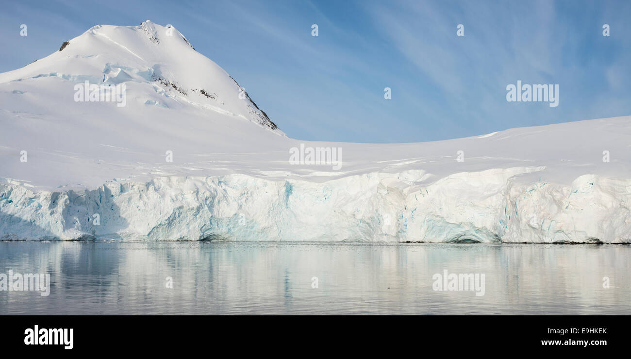 Ice-parete, Yougla punto, Antartide Foto Stock