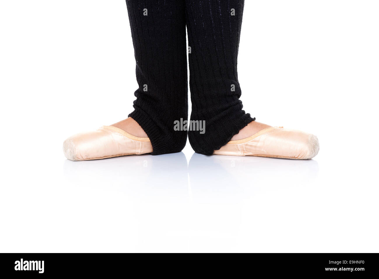 Ballet posizione dei piedi - en pointe Foto Stock