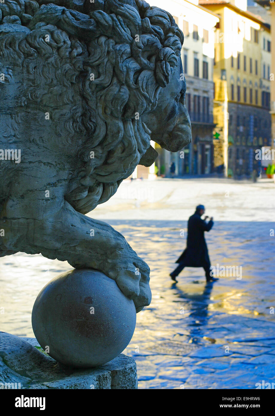 Firenze è la città principale della Toscana con una ricca storia & cultura come espresso nella sua arte, architettura e persone. Foto Stock