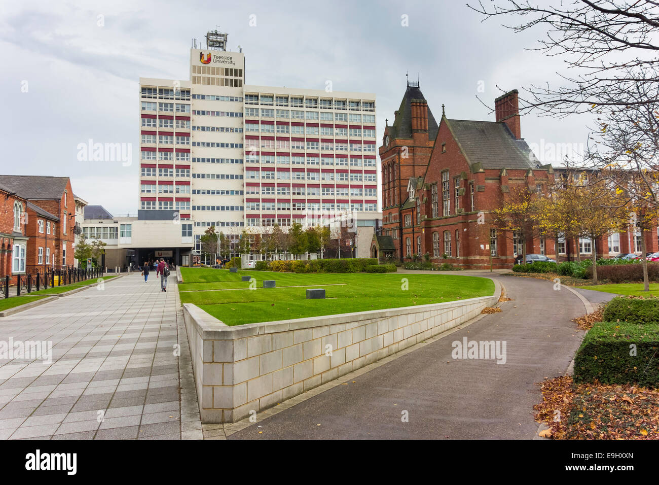 Università di Teesside campus ed edifici in Middlesbrough Inghilterra REGNO UNITO Foto Stock