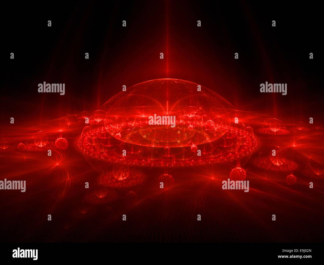 Illustrazione di Fantasia - un palazzo o castello mansion Foto Stock