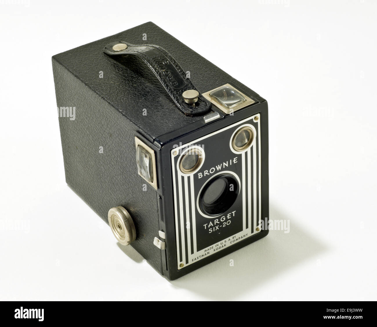 Vintage Brownie Box Camera Obiettivo sei-20 Foto Stock