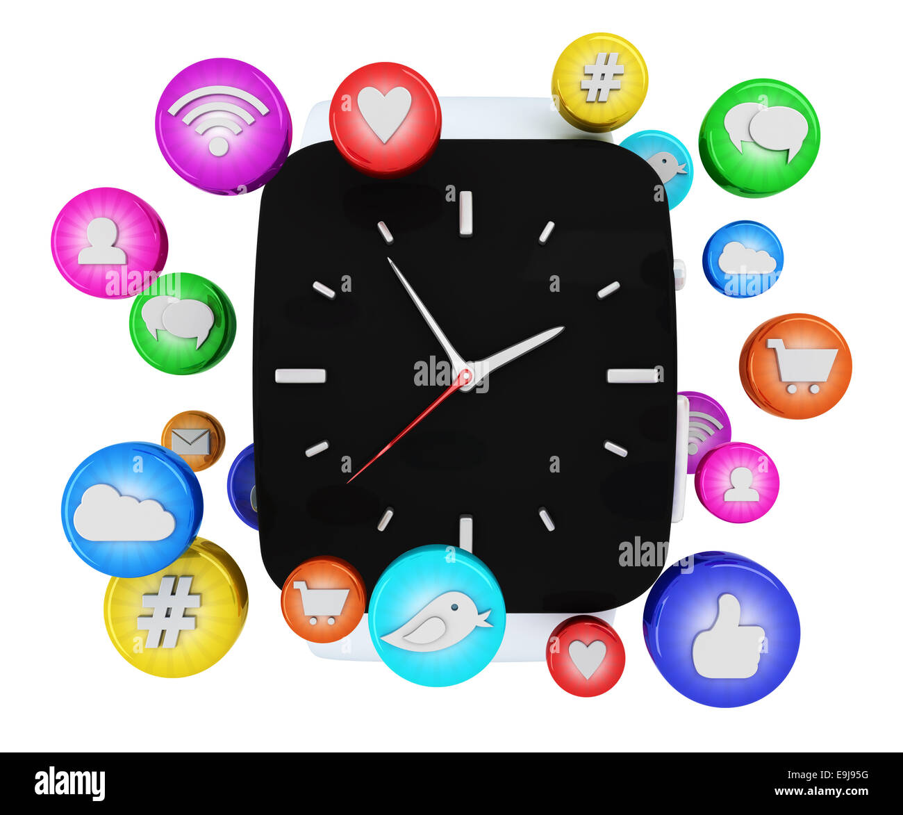 Orologio Smart Foto Stock