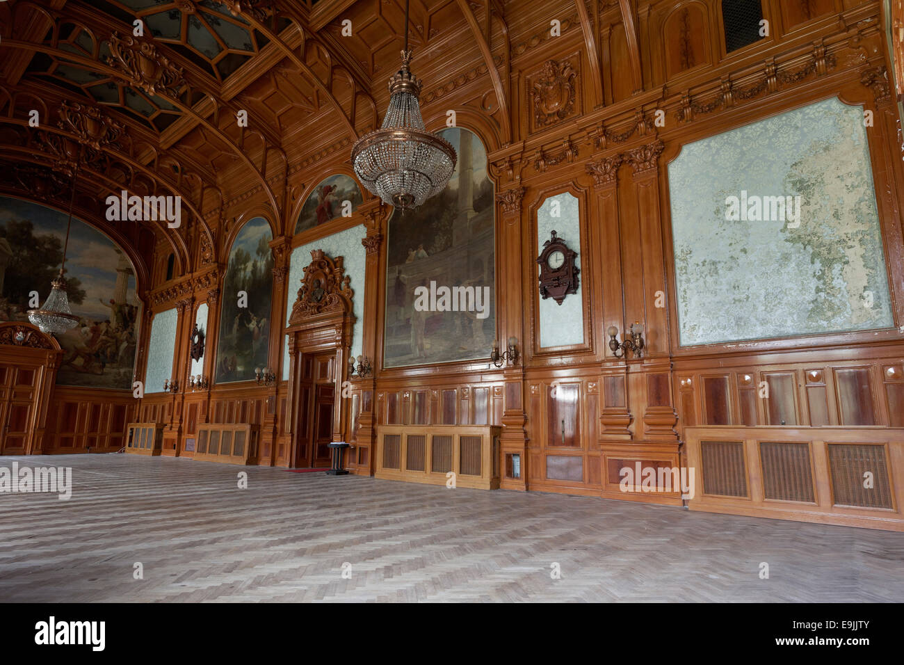 Sala dell'Imperatore, bagni da 1895, Karlovy Vary, Regione di Karlovy Vary, Bohemia Repubblica Ceca Foto Stock