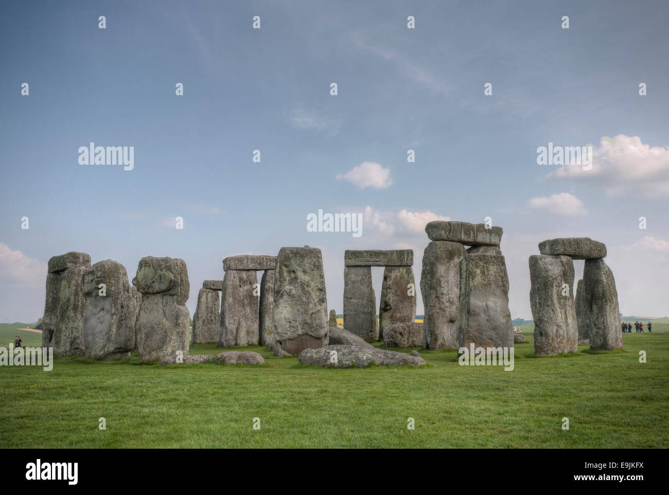 Stonehenge, Wiltshire, Inghilterra, Regno Unito Foto Stock