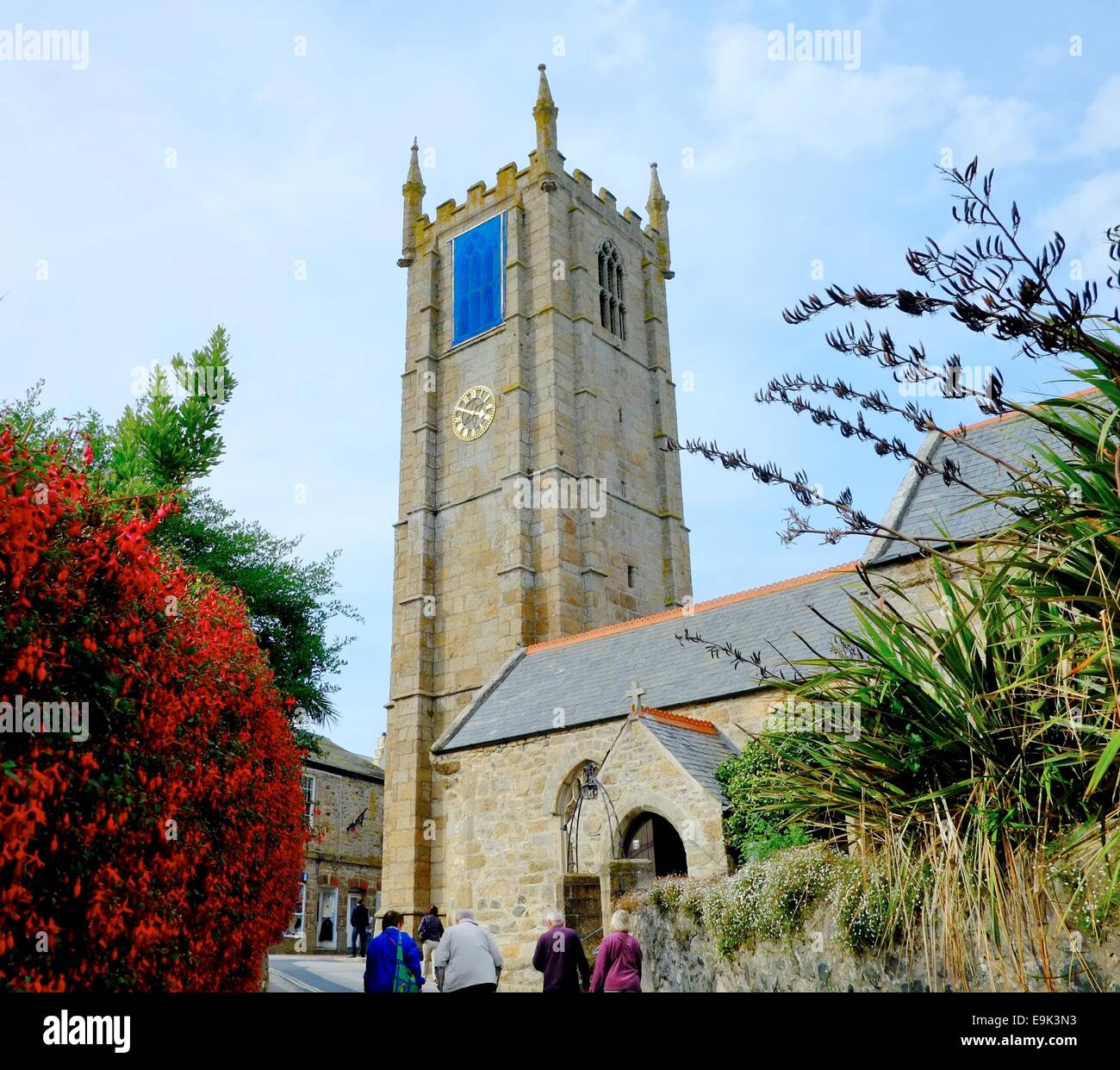 St.Ia, St. Ives Chiesa parrocchiale St. Ives Cornwall Inghilterra REGNO UNITO Foto Stock