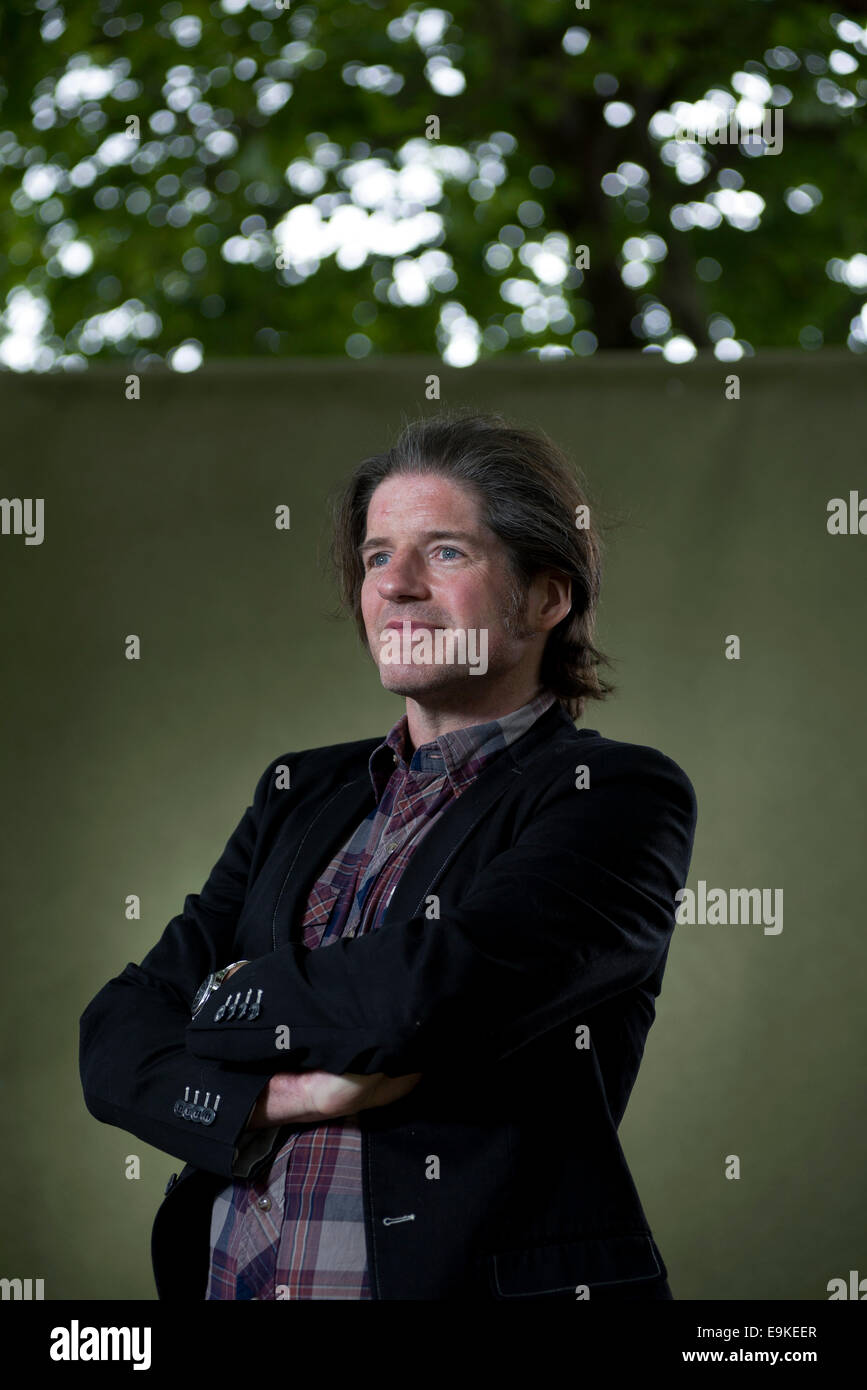 British fumetto artista Charlie Adlard appare in Edinburgh International Book Festival. Foto Stock