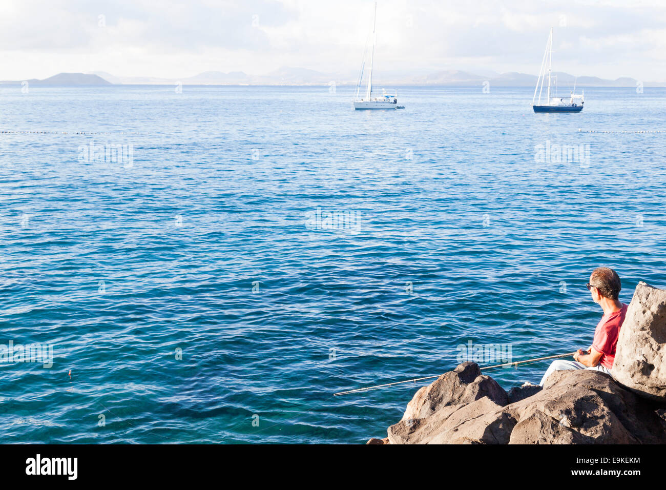 Playa Blanca, Lanzarote. Foto Stock