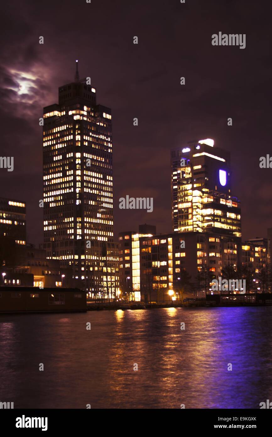 Città scenic da Amsterdam nei Paesi Bassi Foto Stock