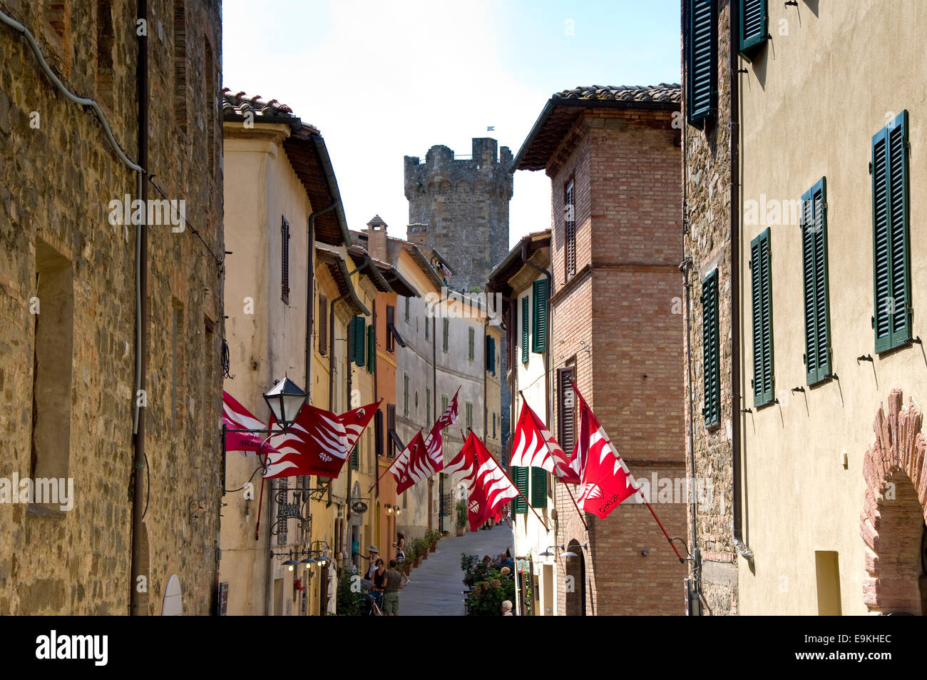 Montalcino, Siena, Toscana, Italia Foto Stock