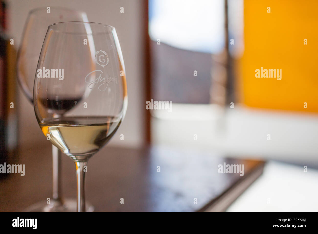 La Geria, Guigan, cantine a Lanzarote. Foto Stock