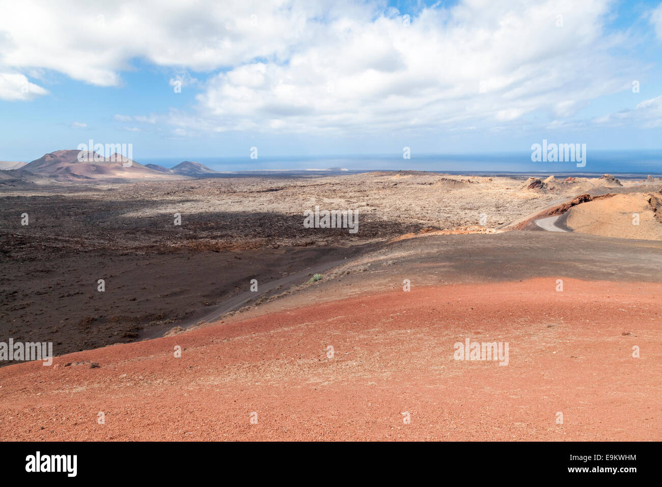 Parco Nazionale di Timanfaya, Lanzarote Foto Stock