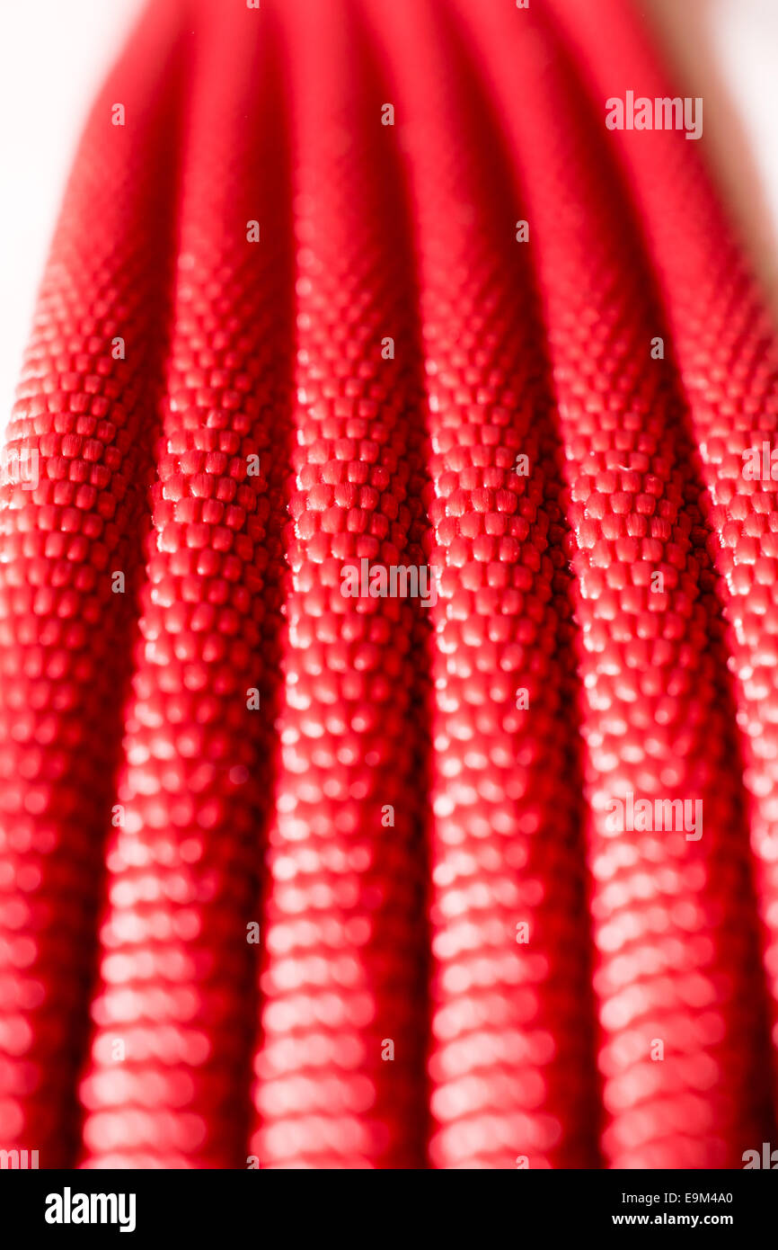 Filo rosso come sfondo Foto Stock