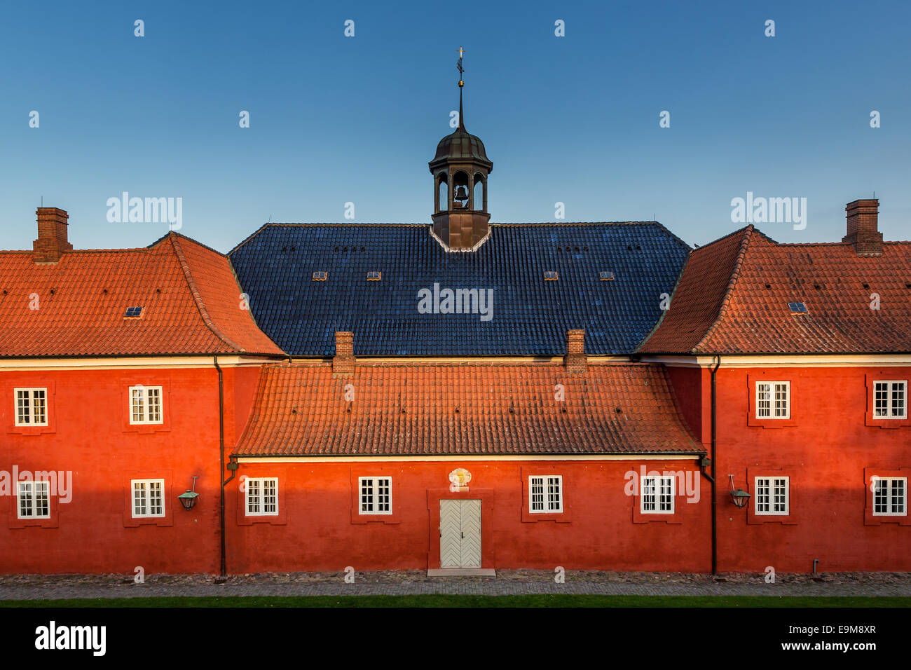 Caserma storica sull'isola fortificata di Kastellet, Copenhagen, Danimarca Foto Stock