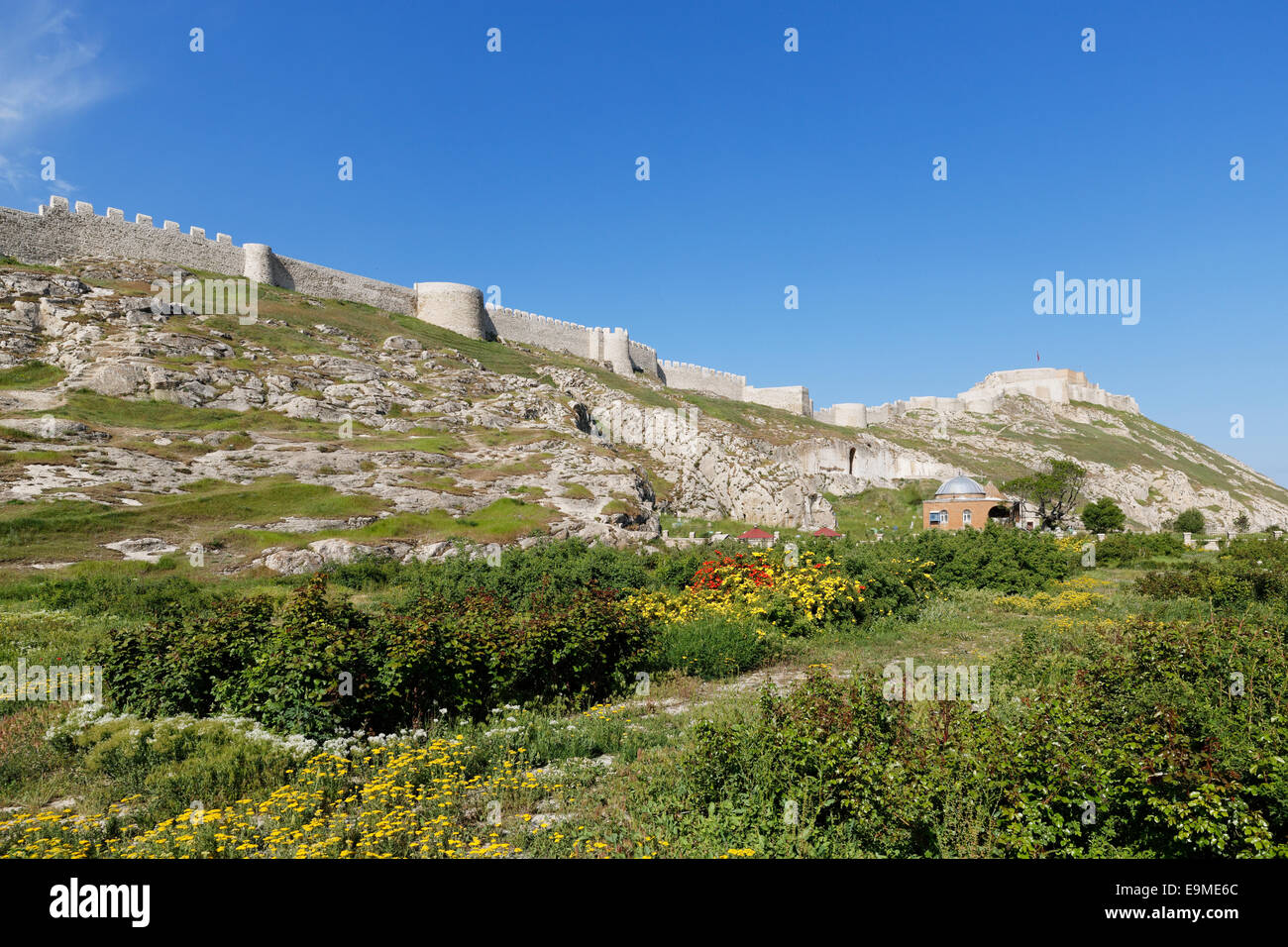Cittadella o Van Kalesi, Van, Van Provincia, Anatolia Orientale Regione, Anatolia, Turchia Foto Stock