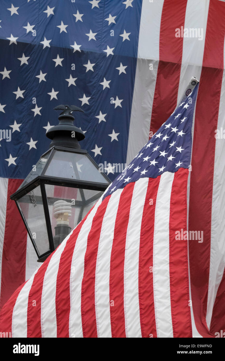 Stati Uniti d'America, bandiera Foto Stock