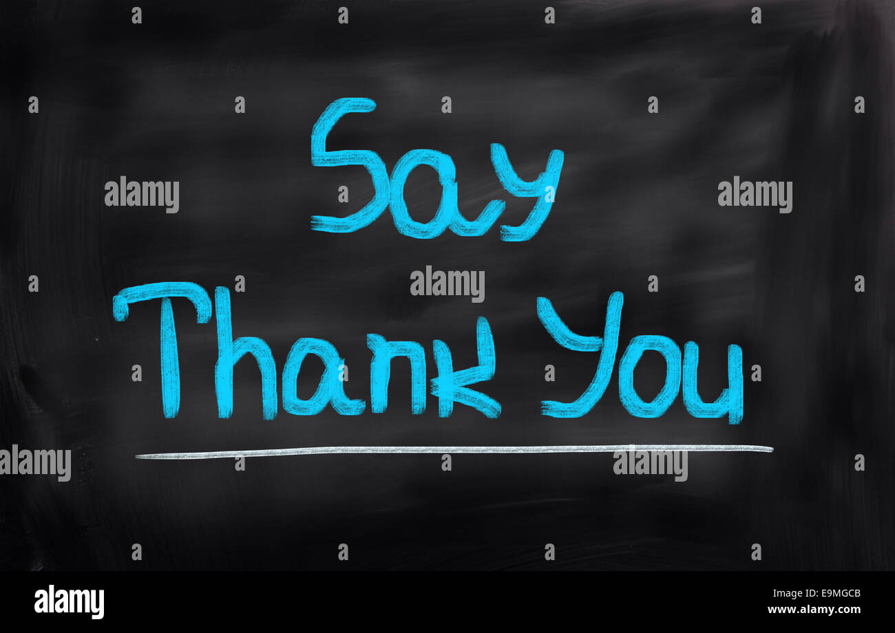 Concetto scritta a mano con Chalk - immagine a colori Foto Stock