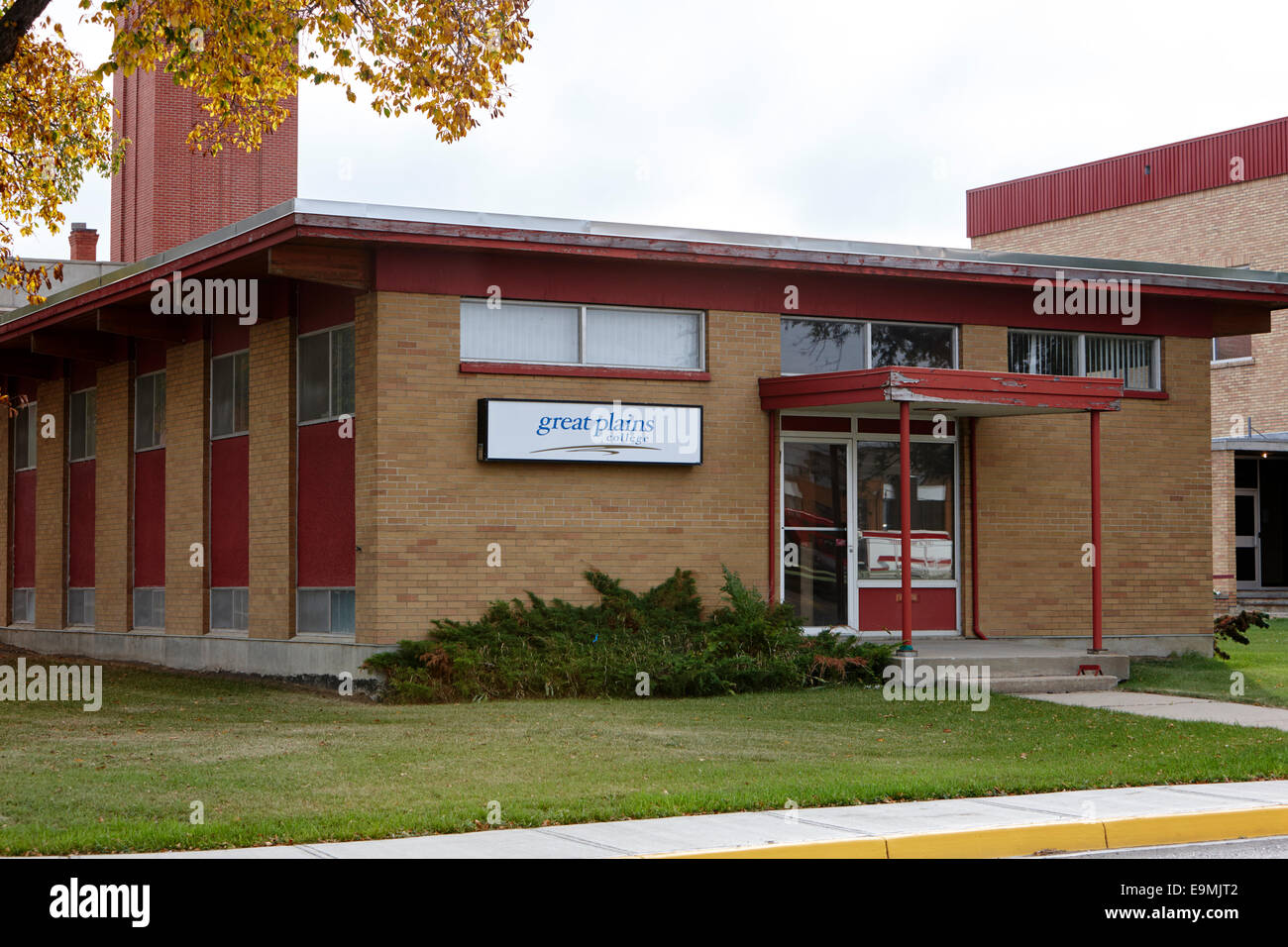 Great Plains college corrente swift Saskatchewan Canada Foto Stock