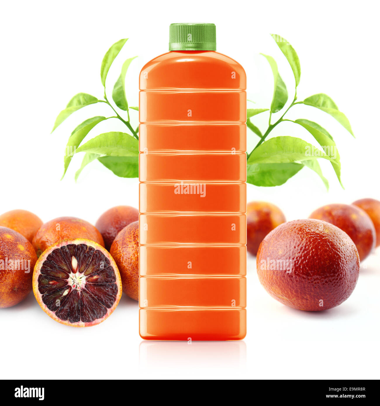 Rosso di succo di arancia Foto Stock