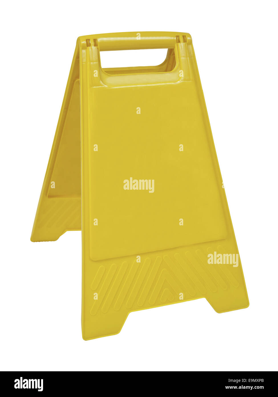 segno bagnato del pavimento Foto Stock