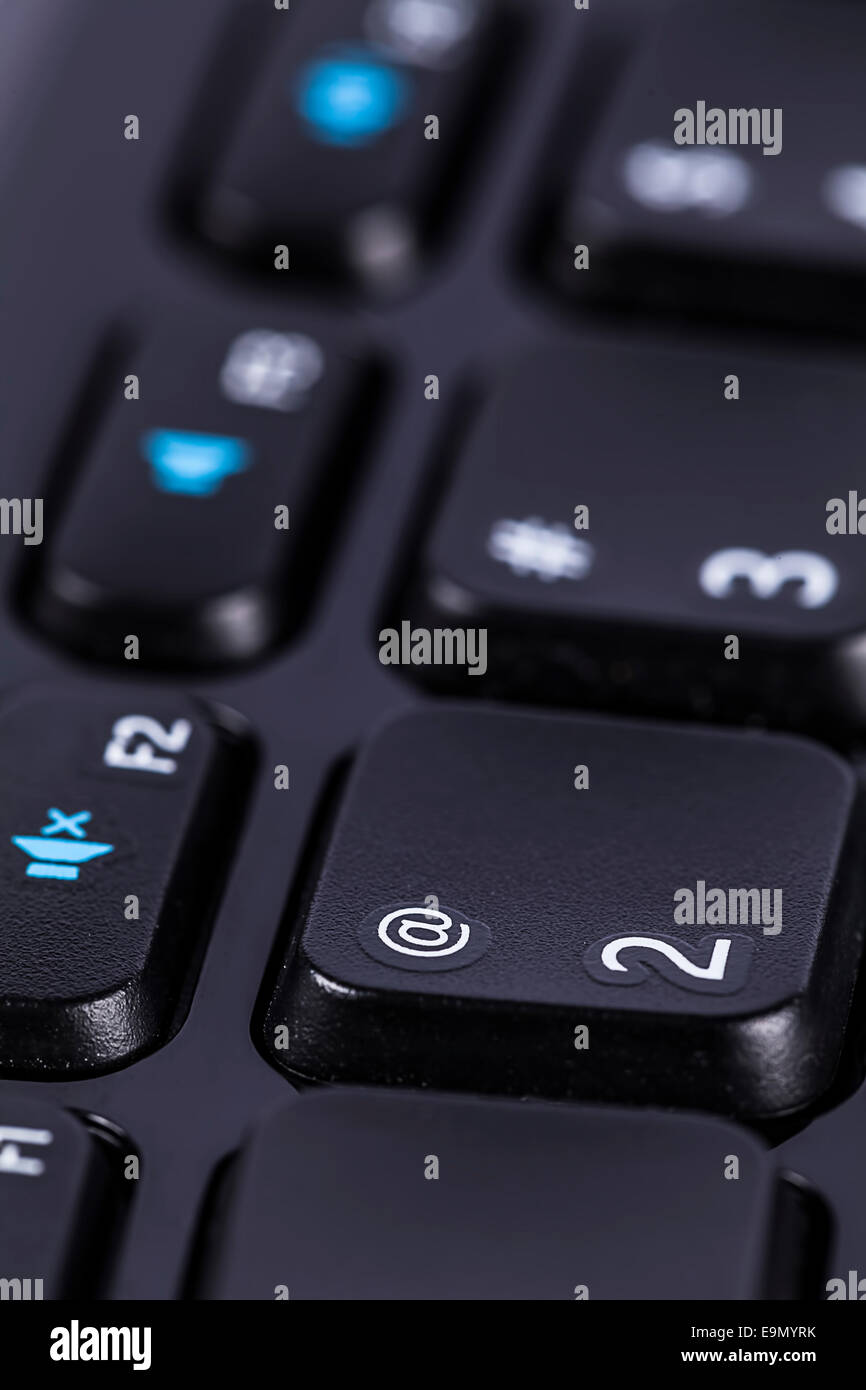 Wireles della tastiera del computer Foto Stock