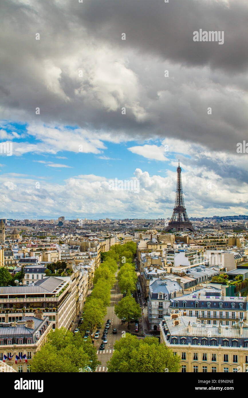 Eiffeltower a Parigi, Francia Foto Stock