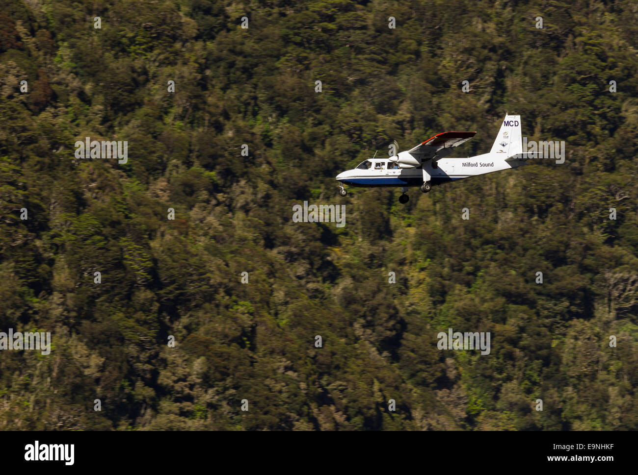 Fiordo di Milford Sound in Nuova Zelanda Foto Stock