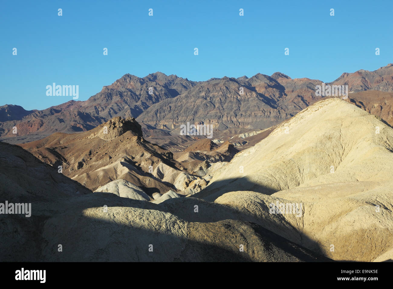Presto la sera nella Death Valley, Stati Uniti d'America Foto Stock