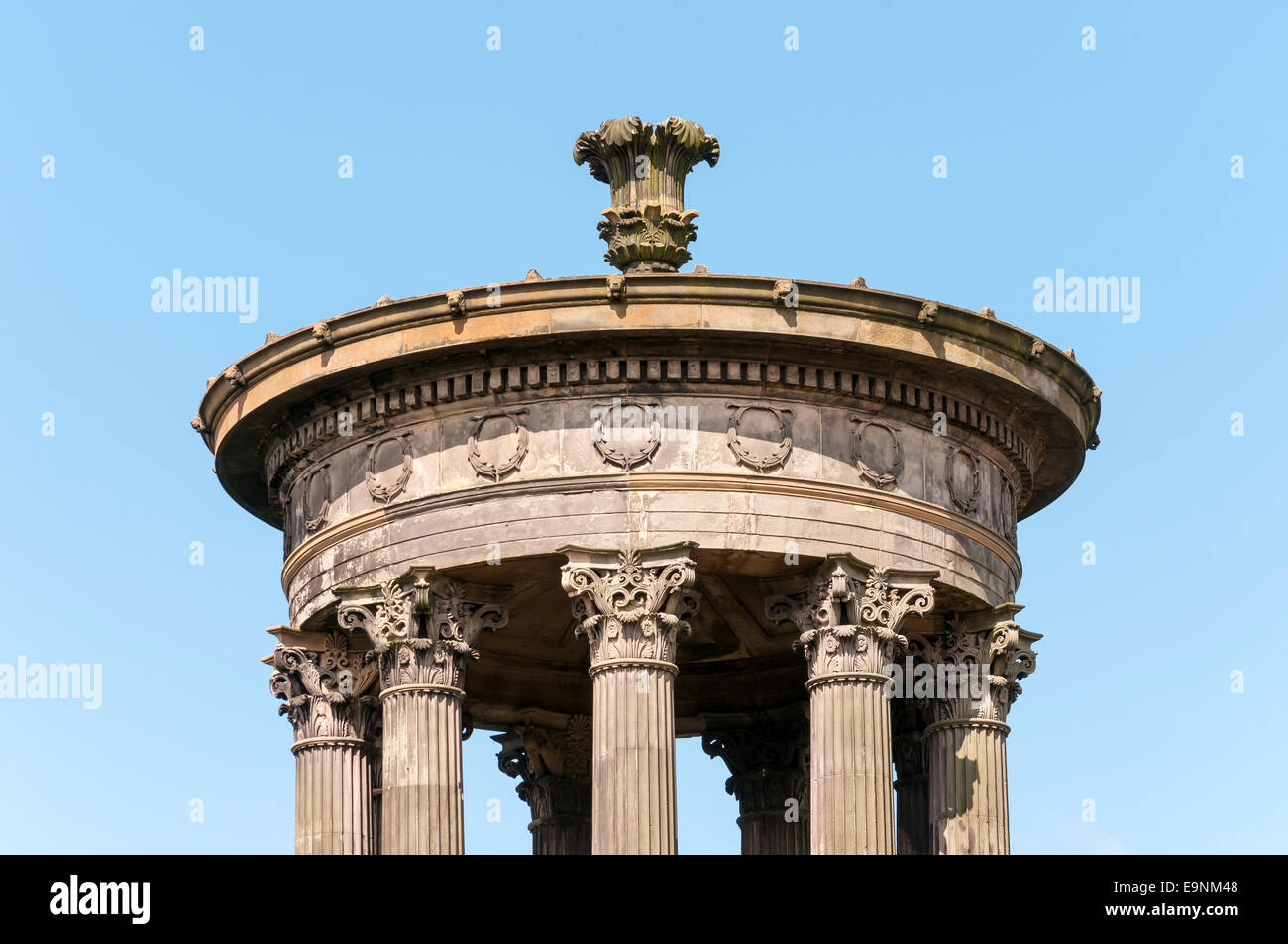 Dugald Stewart monumento, Calton Hill, Edimburgo, Scozia, Regno Unito Foto Stock