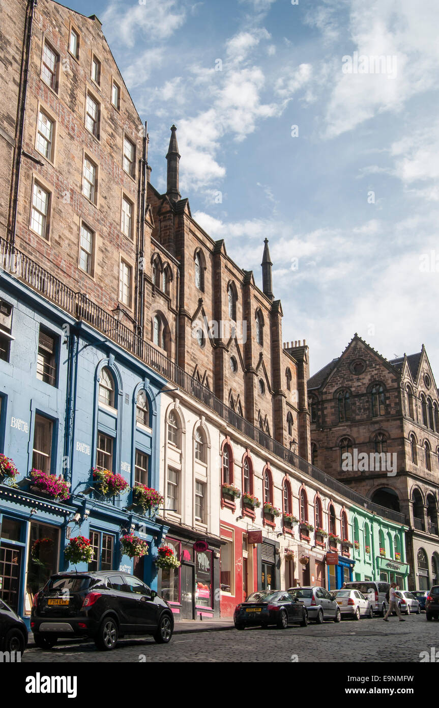 Victoria Street, Edimburgo, Scozia, Regno Unito Foto Stock