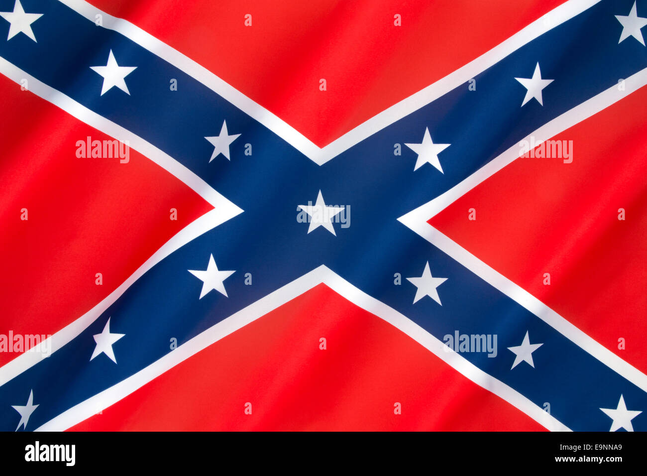 Bandiera degli Stati Confederati d'America Foto Stock