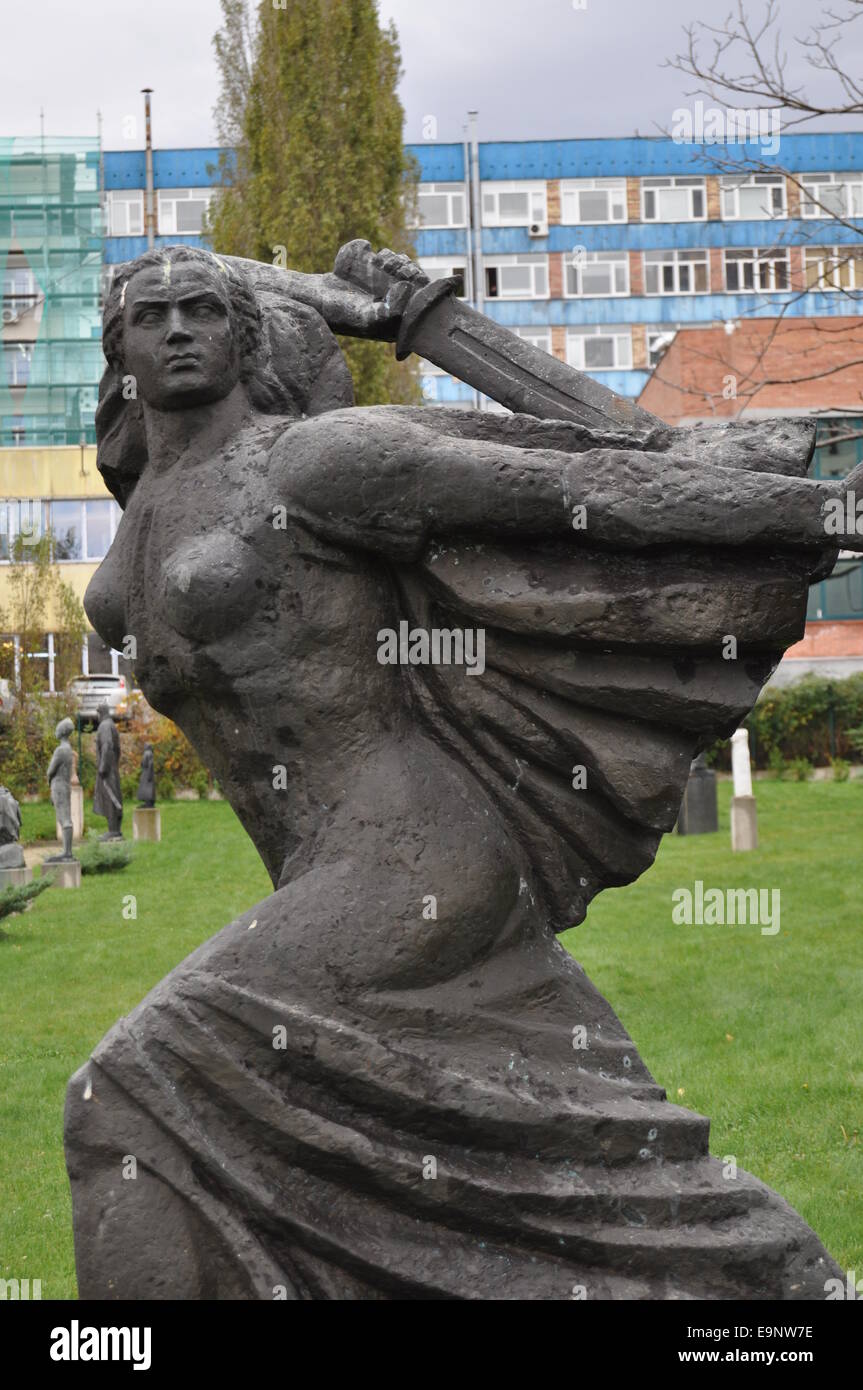 Sofia Museum di arte socialista, Sofia, Sofia Museum, statue, Sofia Museum di arte totalitario comunista, statue Foto Stock