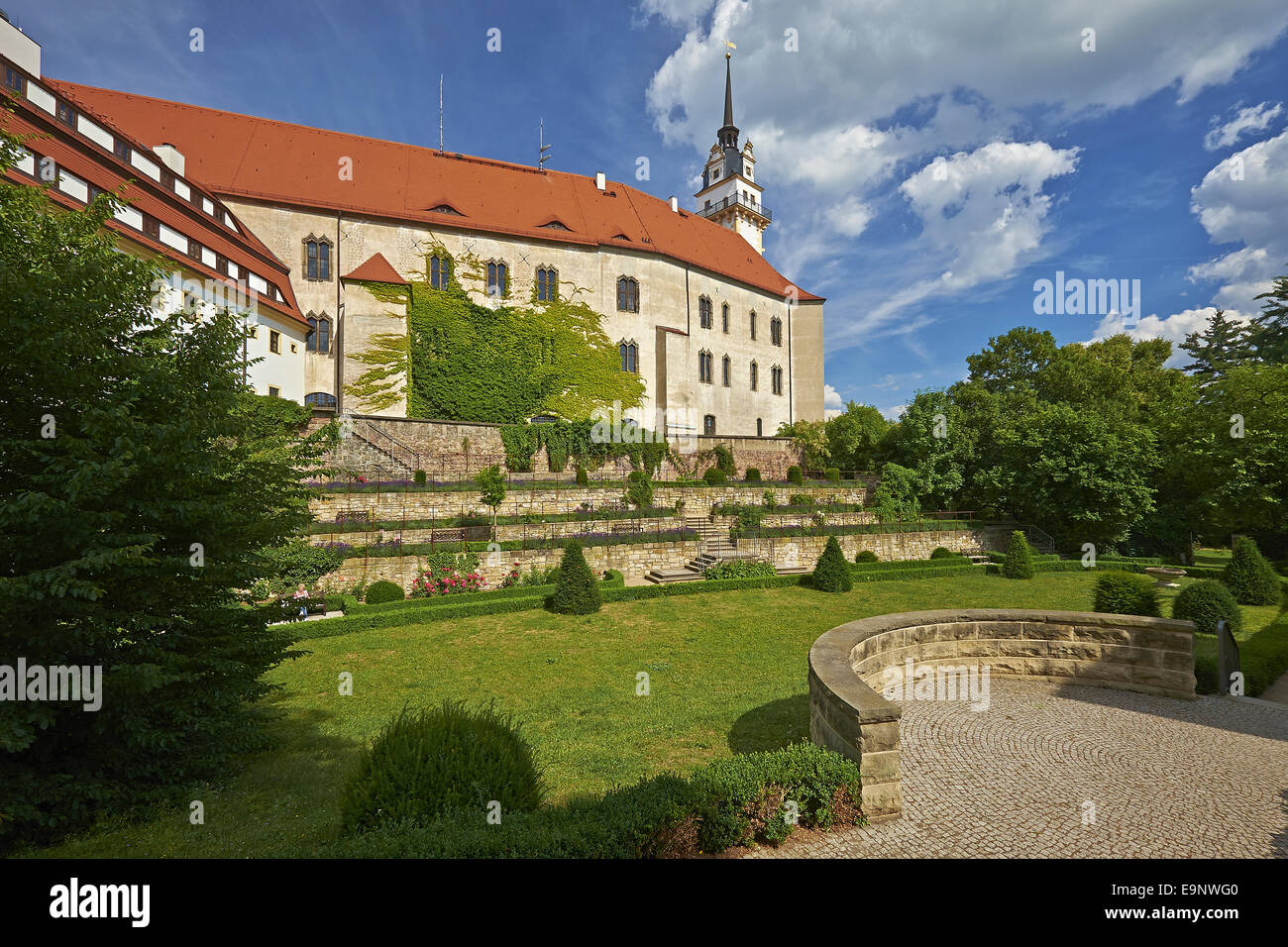 Castello Hartenfels, Torgau, Germania Foto Stock