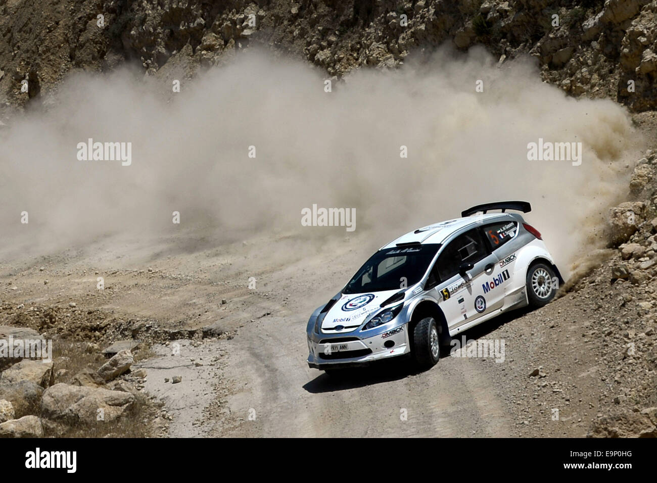 La Giordania. 01 Maggio, 2014. WRC Rally di Giordania. Al Qassimi - Ford Fiesta RRC © Azione Sport Plus/Alamy Live News Foto Stock