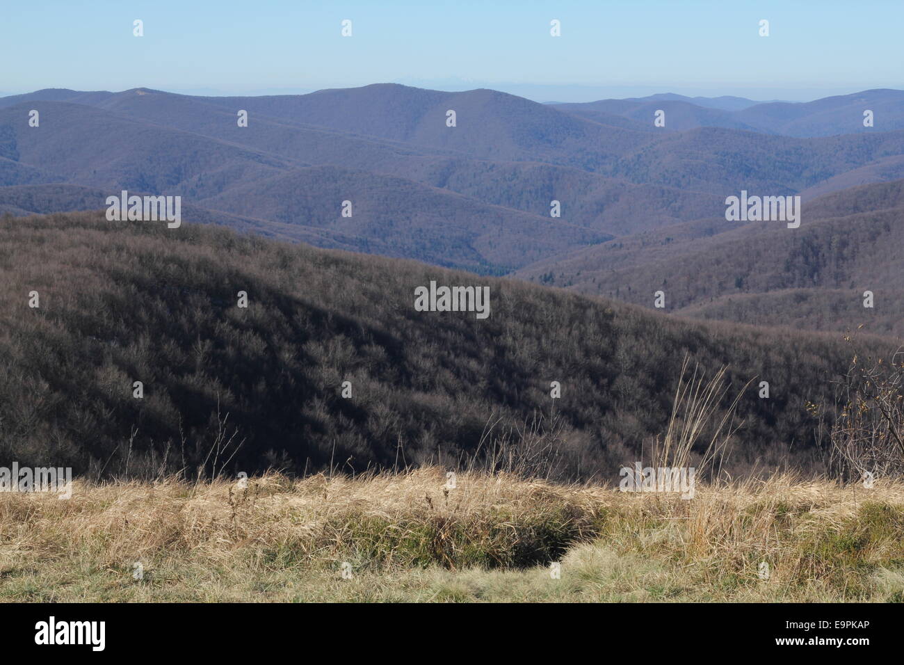 Montagne Paesaggio autunnale Foto Stock