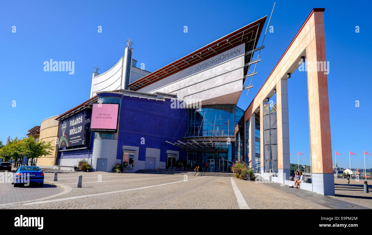 L'Opera di Göteborg casa nel porto di Göteborg. Foto Stock