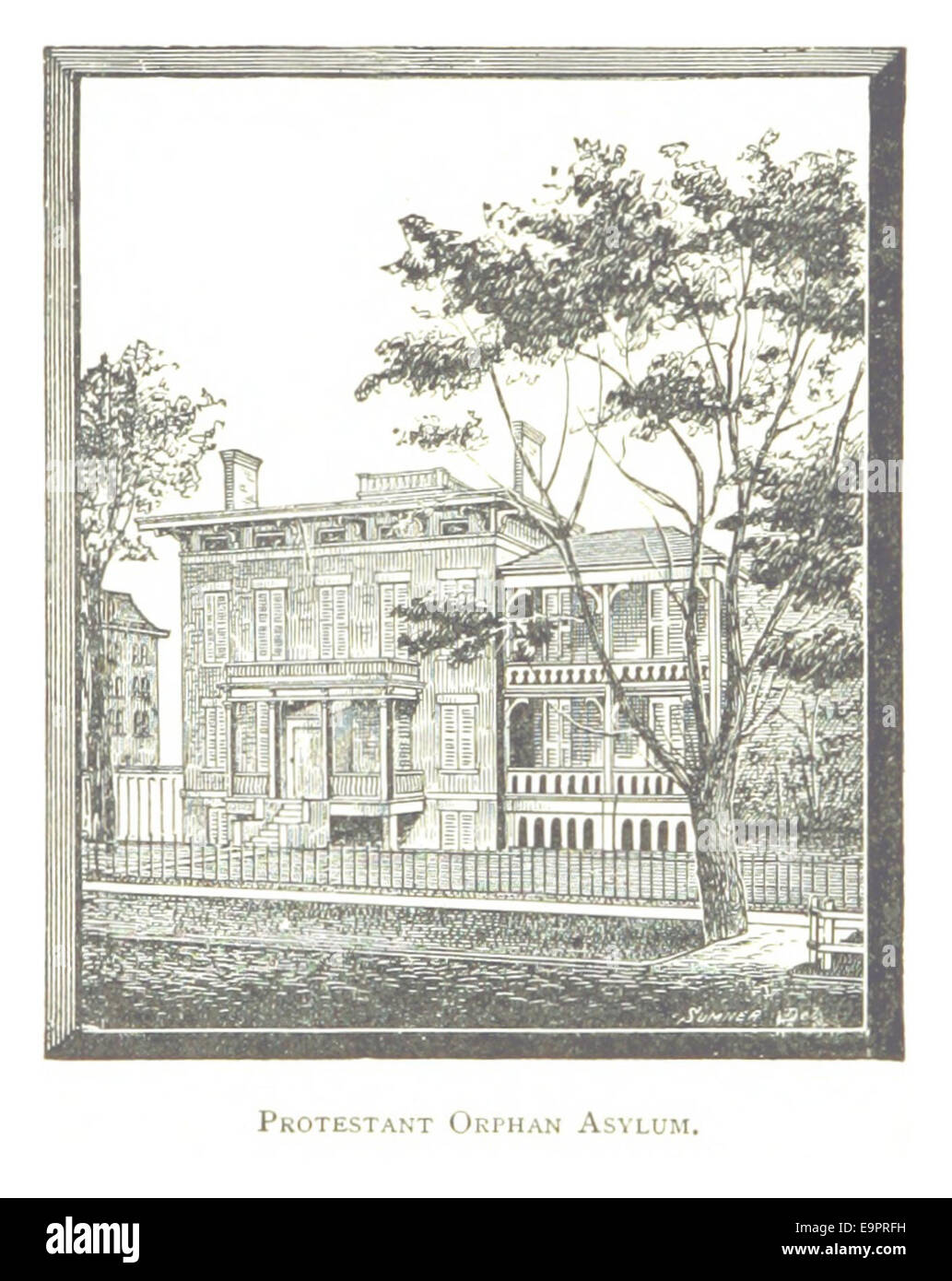 Imprenditore(1884) Detroit, p704 protestante asilo ORFANI Foto Stock