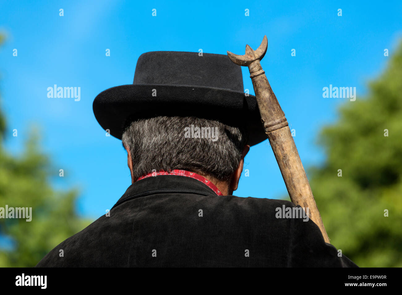 Costume tradizionale,mandriani 's celebrazione, Arles, Camargue, Francia Foto Stock