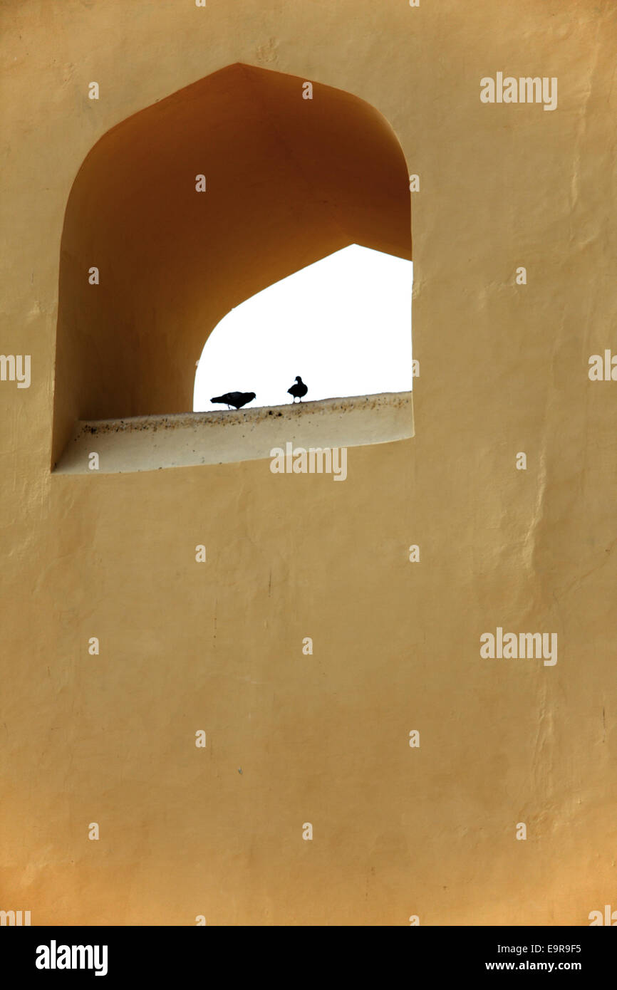 Jantar Mantar, osservatorio di Jaipur, Rajasthan. India Foto Stock