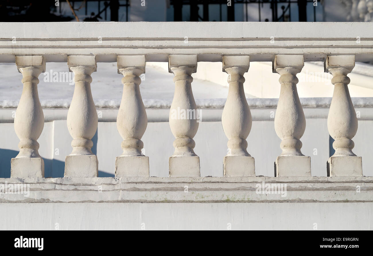 Frammento di un vecchio edificio a Mosca Pashkov Foto Stock