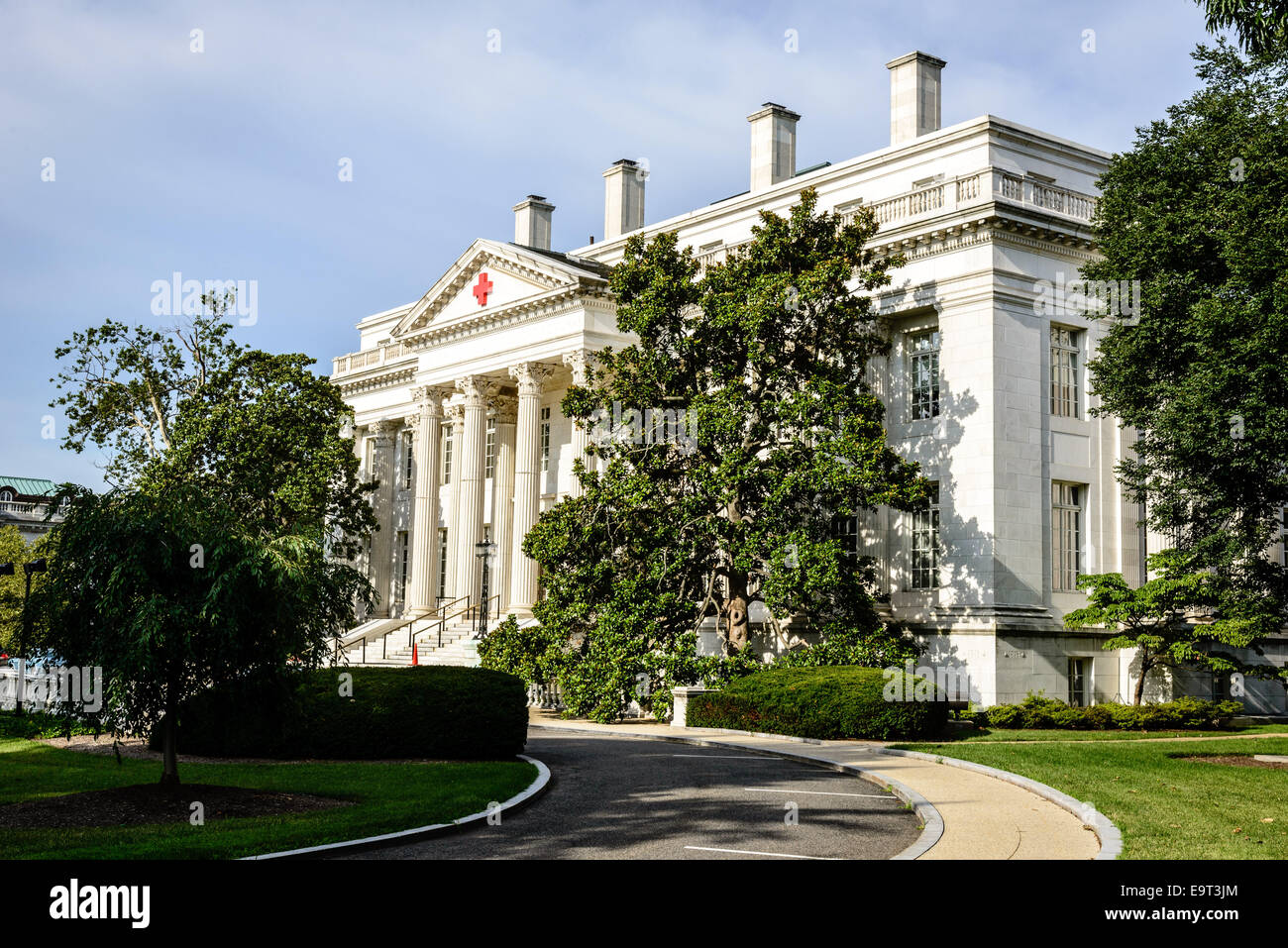 La Croce Rossa americana quartier generali nazionali, 17th Street NW, Washington DC Foto Stock