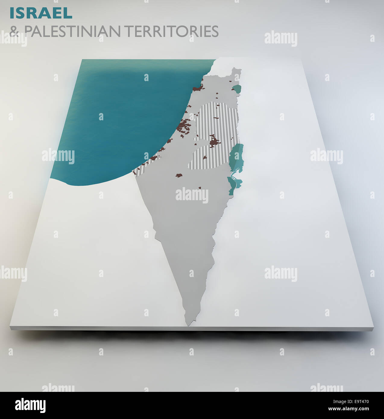 Israele e Territori palestinesi Foto Stock
