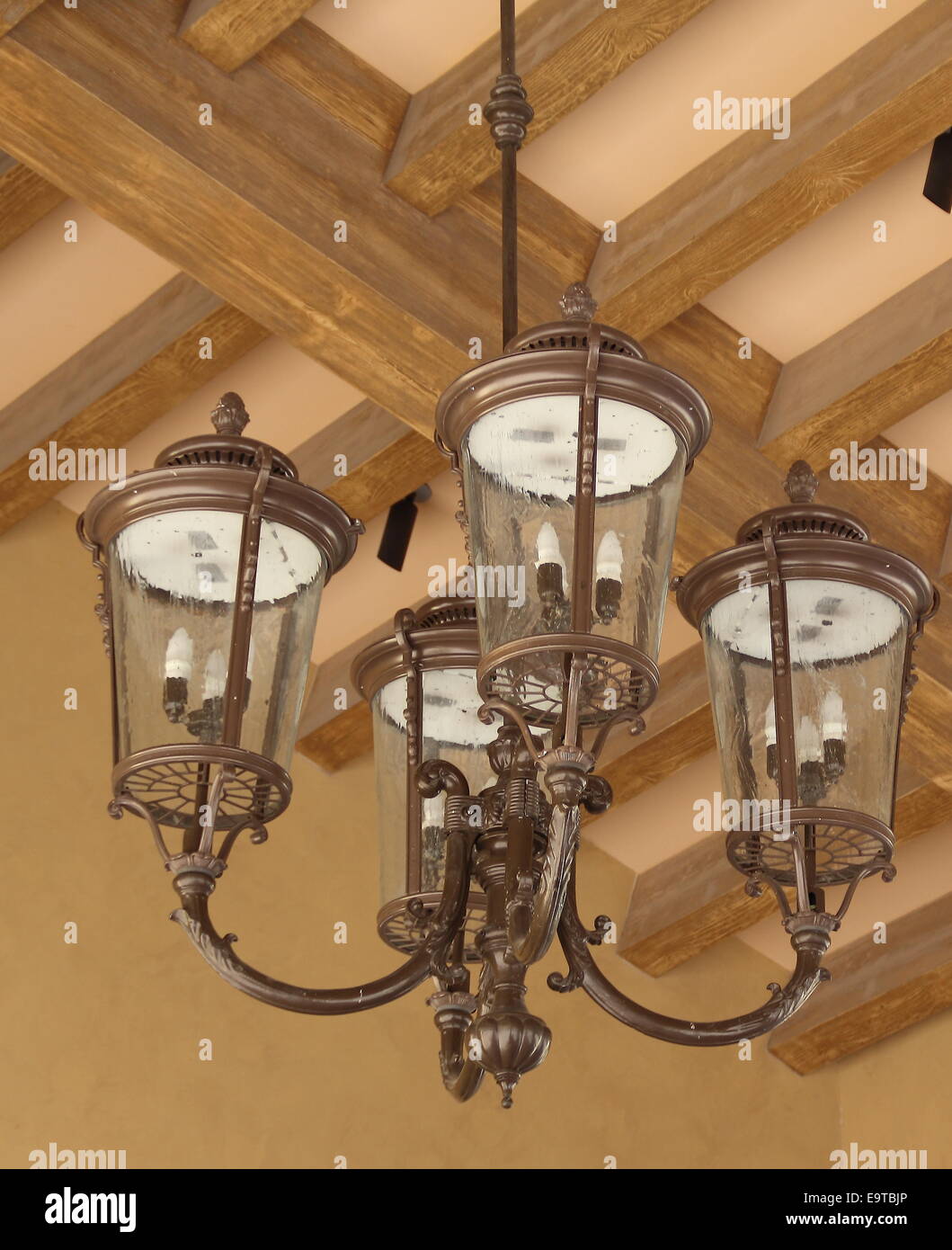 Lampadario a bracci Foto Stock
