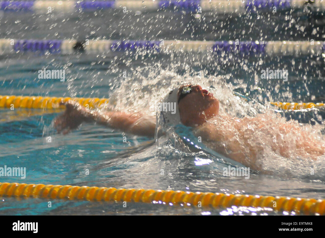 Estone di Ralf Tribuntsov a Bergen nuotare Festival 2014 in Norvegia Foto Stock