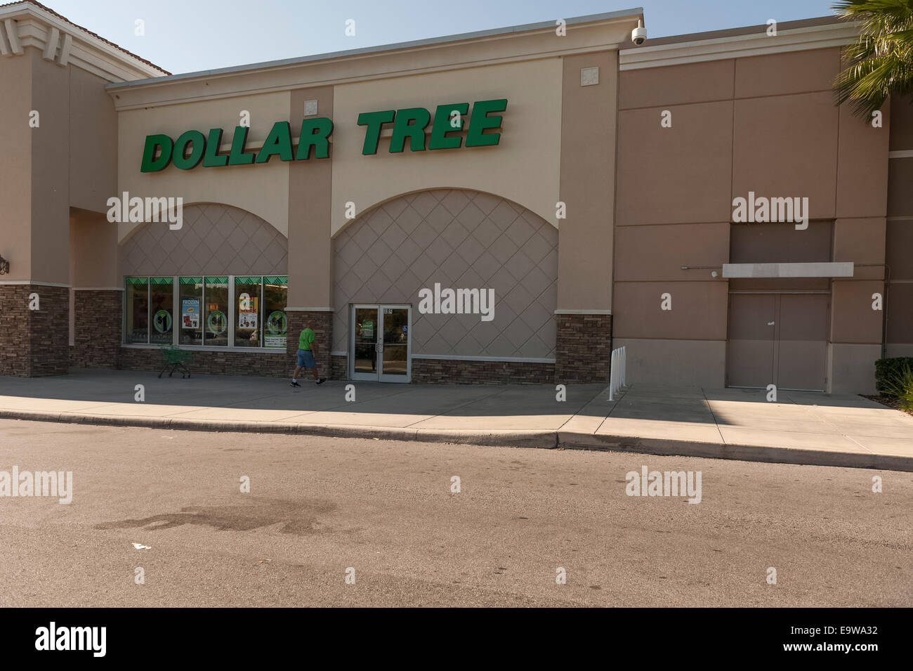 Dollar Tree varietà sconto negozio general merchandise dettagliante di Lady Lake, Florida USA Foto Stock