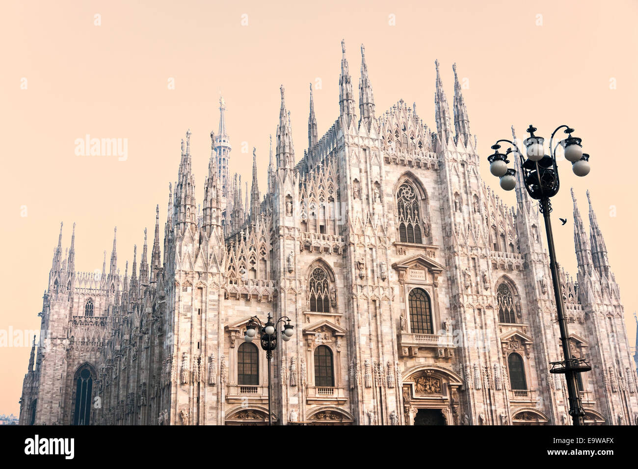 Piazza Duomo su dicembre 11, 2009 di Milano, Italia. Foto Stock