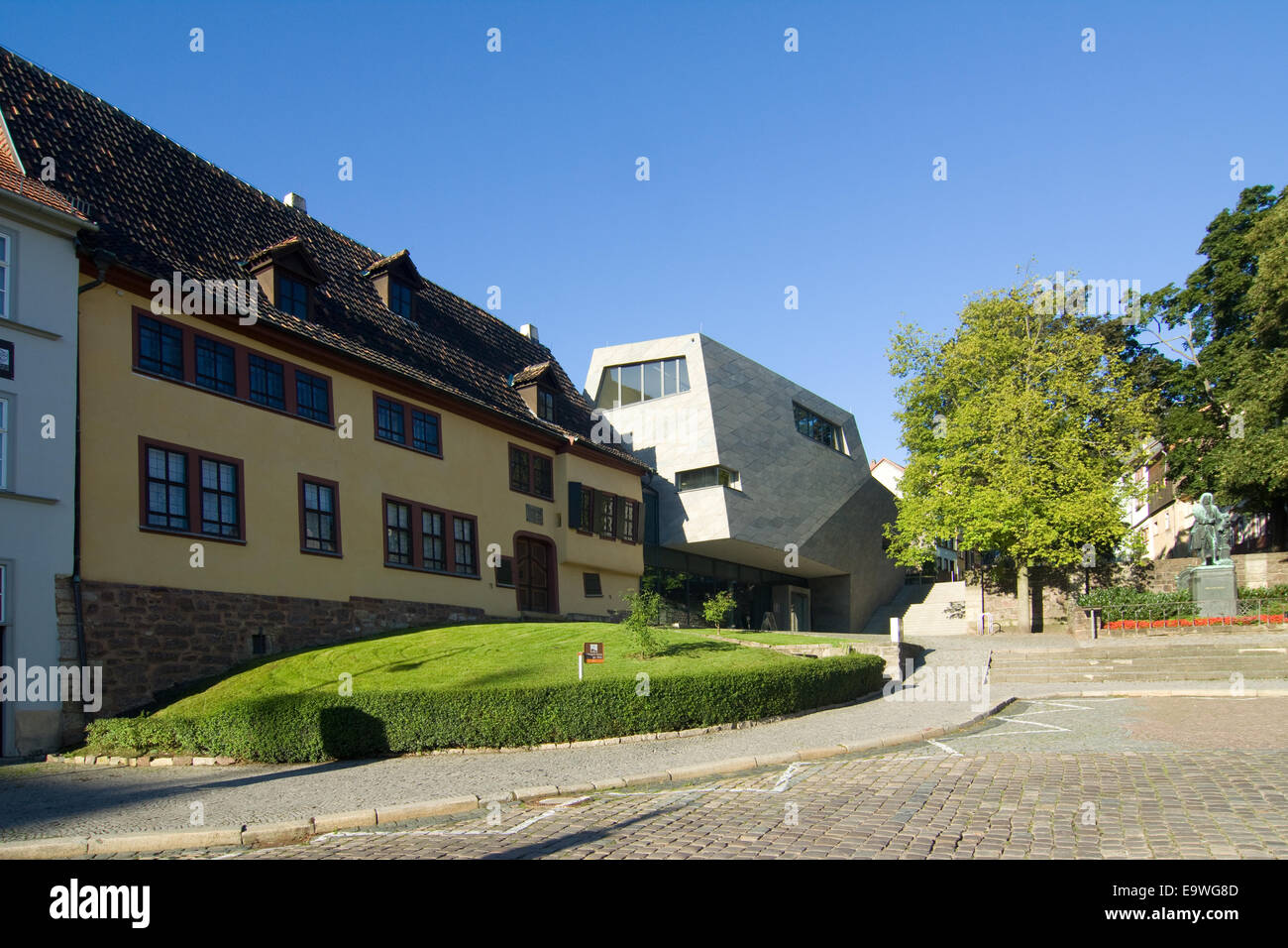 Intorno alla casa di Bach a Eisenach, Turingia Foto Stock
